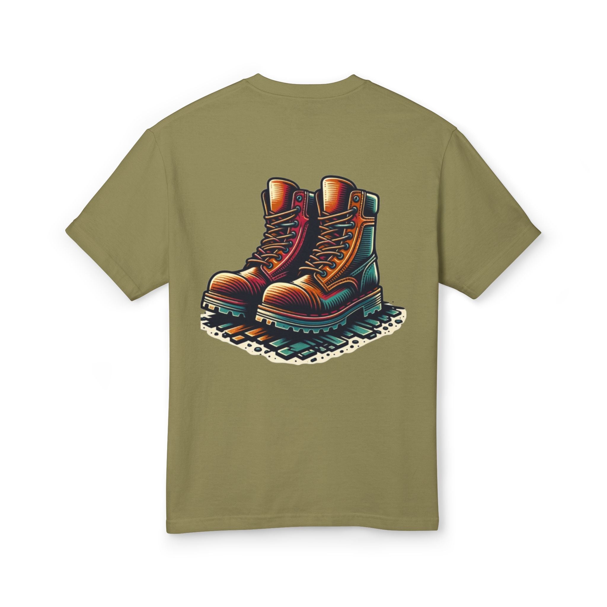 Color - Faded T-Shirts • Worker's Footprint